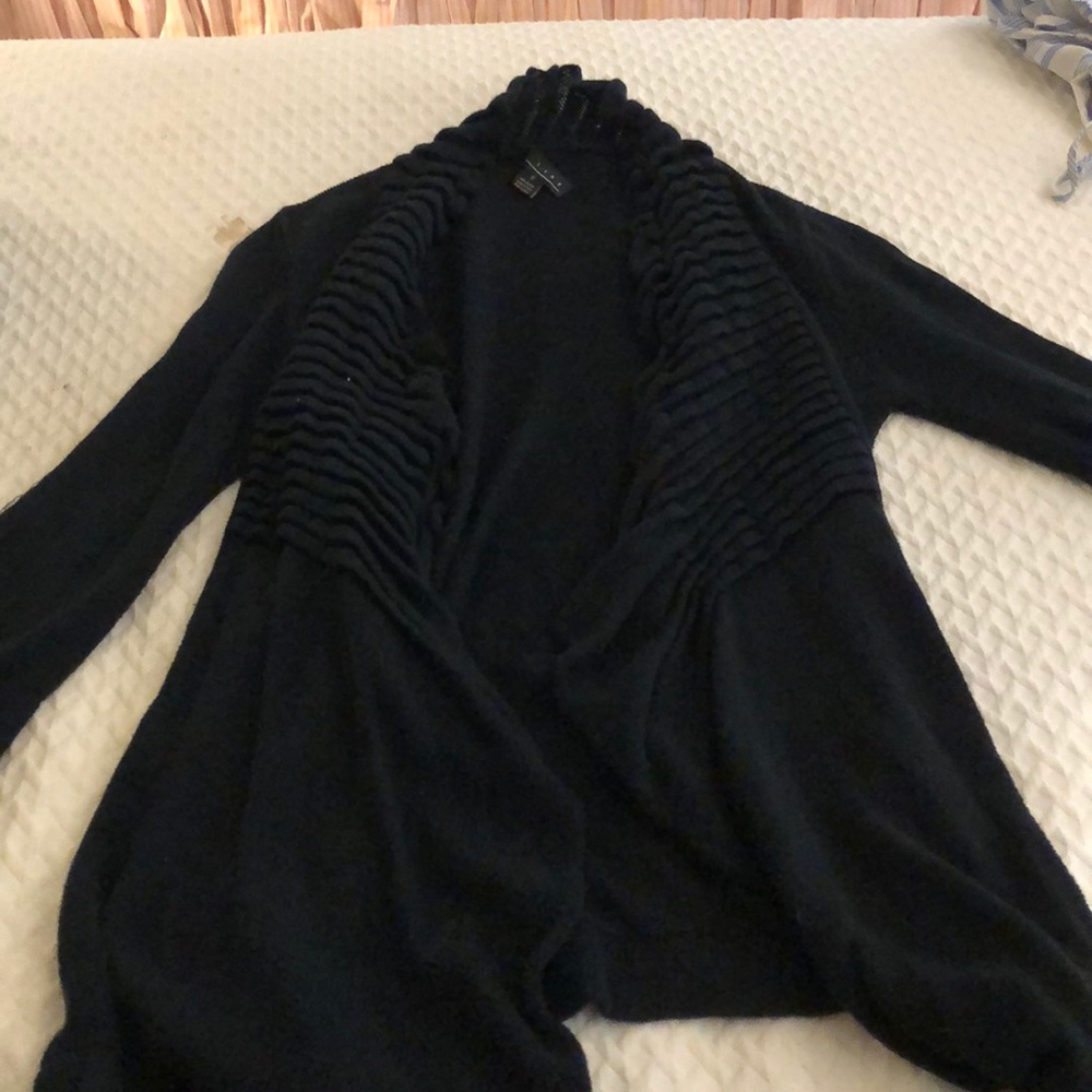 ANTHROPOLOGIE black cardigan sweater